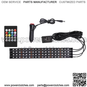 Parts Accessories RGB LED Lights Car Interior Floor Decor Atmosphere Strip Lamp (For: Chevrolet Silverado)