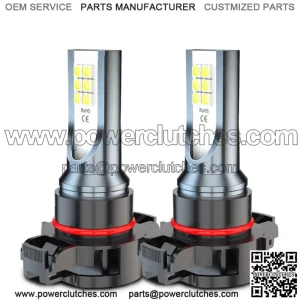 Parts 5202 2504 LED Fog Light Conversion Kit White 60W 6000lm Super Bright (For: More Than One Vehicle)