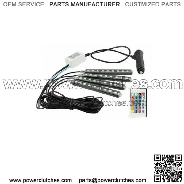 Parts Accessories RGB LED Lights Car Interior Floor Decor Atmosphere Strip Lamp (For: Ford F-150)
