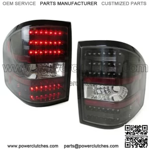 For 2004 - 2009 F150 F-150 LED Black Tail Lights Flareside Type PAIR Set (For: Ford F-150)