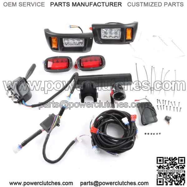 Golf Cart LED Headlight and Tail Light Kit  Fits For Club Car DS Carts 1993-UP - Image 2