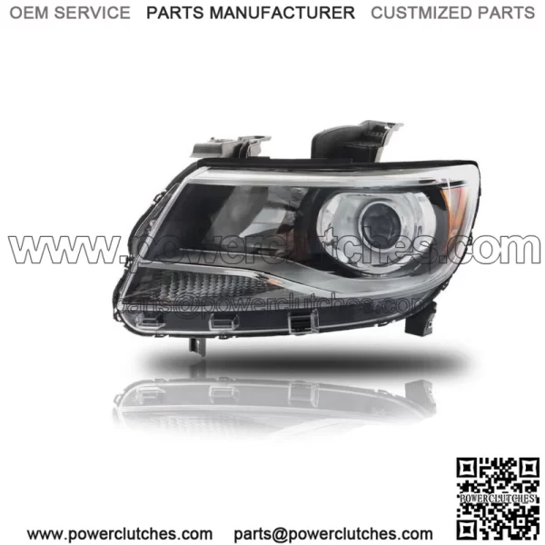 Headlight For 2015-2021 Chevy Colorado LT/Z71/ZR2 Halogen Chrome Left Side