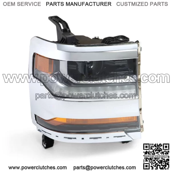 Headlight For 2016-2018 Chevy Silverado 1500 HID w/LED Passenger Right Side - Image 2