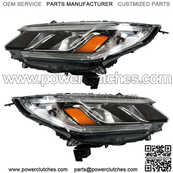 Driver&Passenger Headlights Assembly For 2015-16 Honda CR-V Halogen W/DRL Clear - Image 3