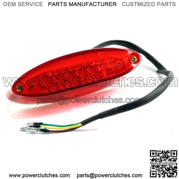 Rear lamp red color