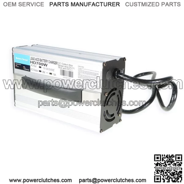 For EZGO Marathon Golf Cart - 36 Volt 15 Amp Battery Charger - SB50 Handle - Image 3