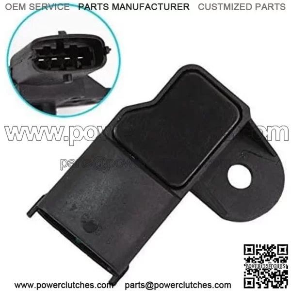 0261230030 0261230245 46553045 0261-230-030 SU13564 5S12143 AS494 Manifold Pressure Sensor Compatible with Fiat 500 Brava Bravo Doblo Idea Linea Palio Panda Punto Qubo - Image 4