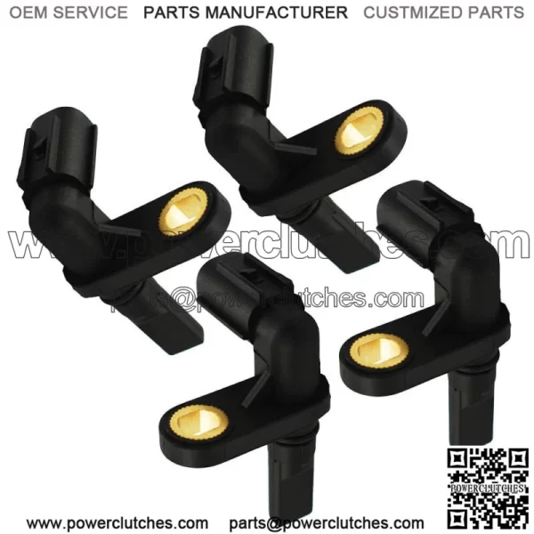 4x For 2007-2017 Toyota Tundra 4.0L 4.6L 4.7L 5.7L Front+Rear ABS Speed Sensor - Image 2