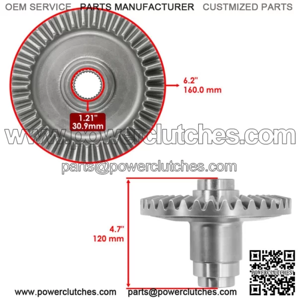 Rear Differential, Ring Gear and Pinion for Polaris Sportsman XP 850 2009-2015 - Image 2