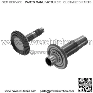 Assembly of gear with tube