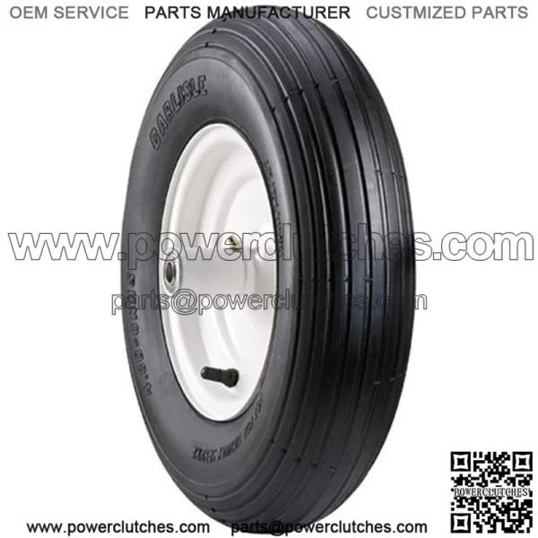 Wheelbarrow with 400 X 6 (4.00 X 6) 2Ply Tires for Carlisle 5134371 Carlisle