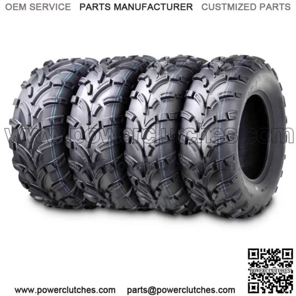 Set of 4 tires 24x8-12 24x10-11 for Honda Fourtrax Rancher TRX400 420 04-17 ATV