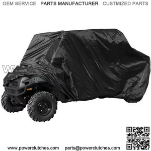 Universal Waterproof UTV Cover Luxury Black Fits Vehicles Up to 140" (For: More Than One Vehicle)