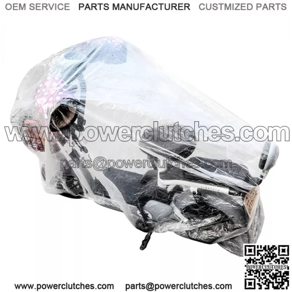 Transparent Motorcycle Cover Waterproof Dustproof Scooter Covers for Motorbike