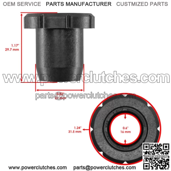 4x Rear Lower Inner A-Arm Bushings w/Seal For Polaris Sportsman 570 EFI 2014-18 (For: Polaris Sportsman 570) - Image 2