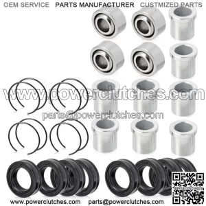 Sets Front Lower or Upper A-Arm Bushings for Honda 87-92 FourTrax 250 TRX250X (For: Honda)