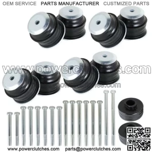 For Ford Super Duty F250 F350 2008-2016 2WD 4WD KF04060BK Body Mount Bushing Kit