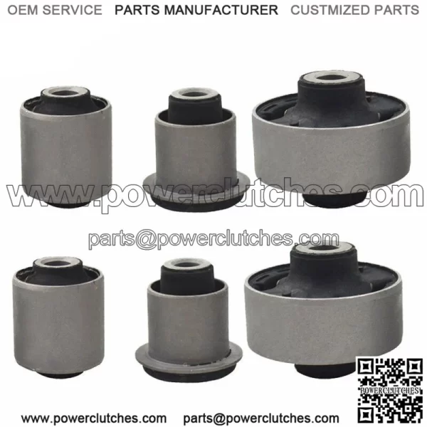 Set of 6 Front Lower Control Arm Inner & Outer Bushing For Accord TL TSX - Image 3