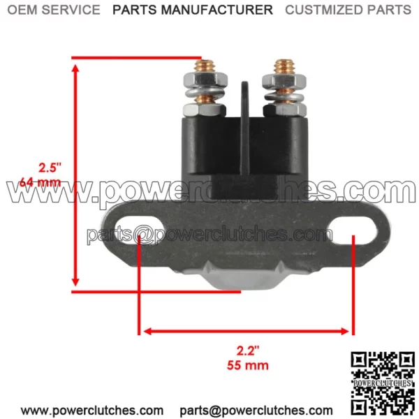 Starter Relay Solenoid For Polaris Atv Sportsman 700 800 EFI 2005 2006 New (For: Polaris Sportsman 800) - Image 2