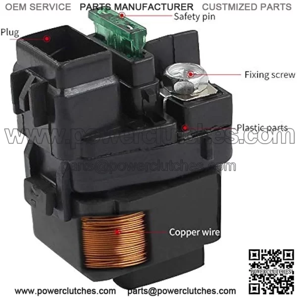 Starter solenoid relay for arctic cat 400 atv parts / suzuki eiger 400 starter - Image 2