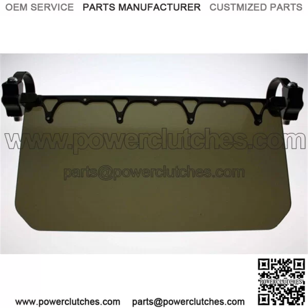Axia Alloys Aluminum 12" Sun Visor & Clamp Polaris Yamaha Honda RZR Kawasaki (For: More Than One Vehicle)