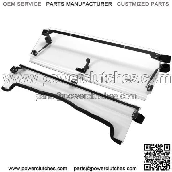 For Kawasaki Teryx 750 800 12-15 Front Folding Windshield 3 in 1 (For: More than one vehicle) - Image 4