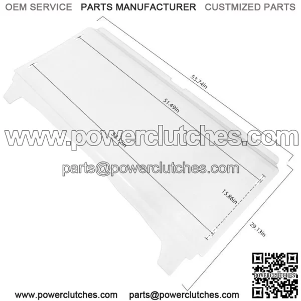 Clear Scratch Resistant Windshield 2014 2015 for Kawasaki Teryx 800/ Teryx 4 800 - Image 5