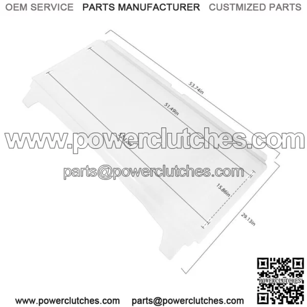 Standard Full Windshield for Kawasaki Teryx 800/4 800/S - Image 2