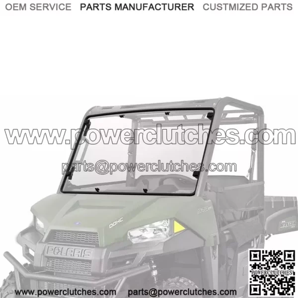 Polaris Ranger 570 SP 500 EV Mid-Size Full Hard Coat Poly Windshield 2883319
