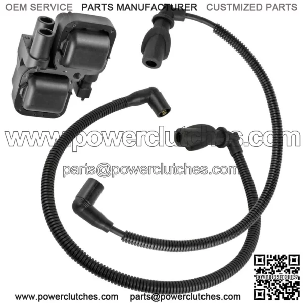 Ignition Coil with Spark Plug Wire 59.3/47cm for Polaris Sportsman 800 EFI 2005 (For: Polaris Sportsman 800) - Image 5
