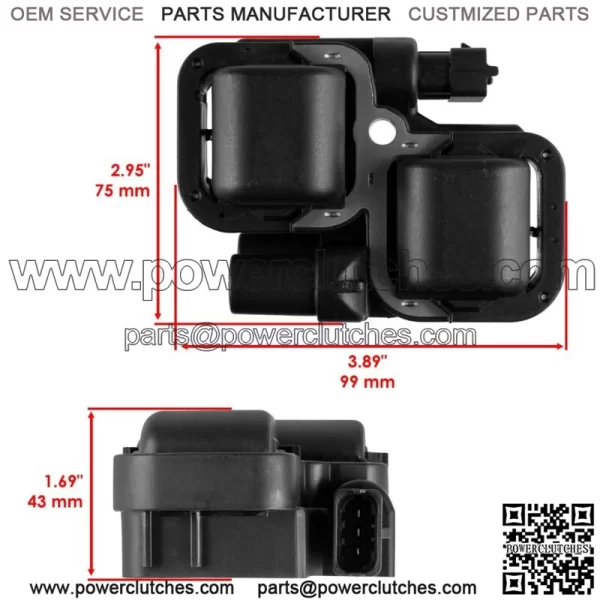 Ignition Coil for Polaris Sportsman 800 6X6 EFI 2009 2010 2012 2013 2014 (for: Polaris Sportsman 800) - Image 2