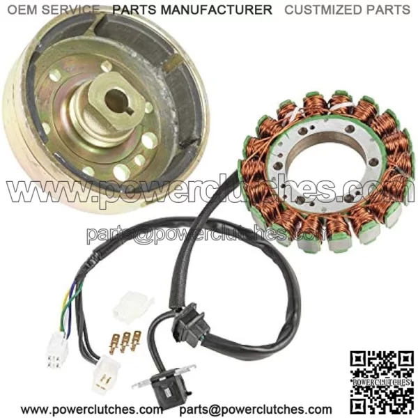 Stator Flywheel Rotor Compatible with Suzuki LT-F400 LTF400F Eiger 400 2x4 4x4 2002-2007