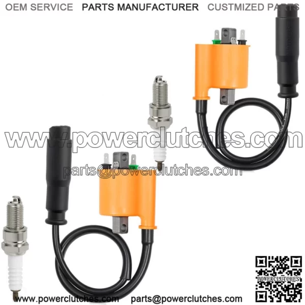 Spark Plugs Ignition Coils for Kawasaki Teryx 750 800 KRF750 09-13 KRF800 15-22 (for: more than one vehicle) - Image 2