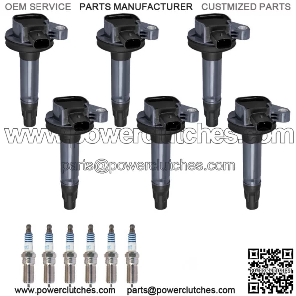6 Motorcraft Ignition Coil and Spark Plug for Ford Mustang Explorer Lincoln UF553 (For: Ford F-150)