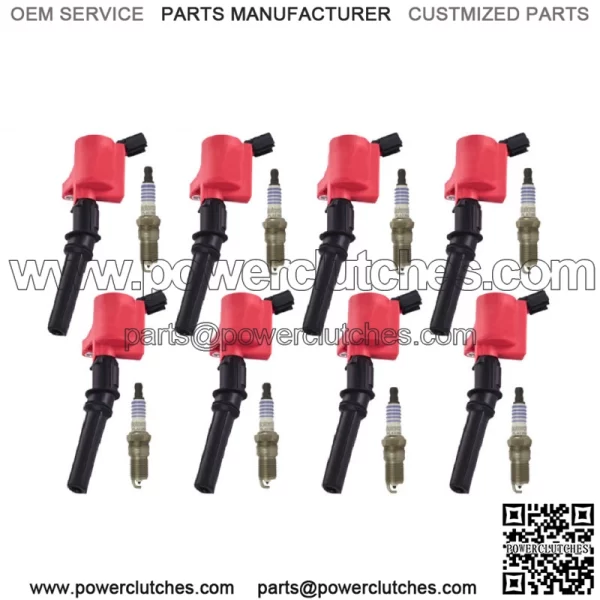 Energy Ignition Coil and Motorcraft Platinum Spark Plug for Ford F150 F550 (For: More than one vehicle)
