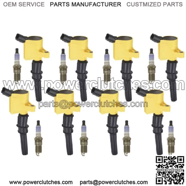 Heavy Duty Ignition Coil and Motorcraft SP479 Platinum Spark Plug for Ford F150 (For: More Than One Vehicle)