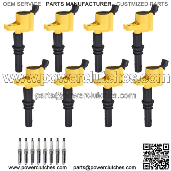 Motorcraft Heavy Duty Ignition Coil and Platinum Spark Plug for Ford F150 FD508 (For: Ford F-150)
