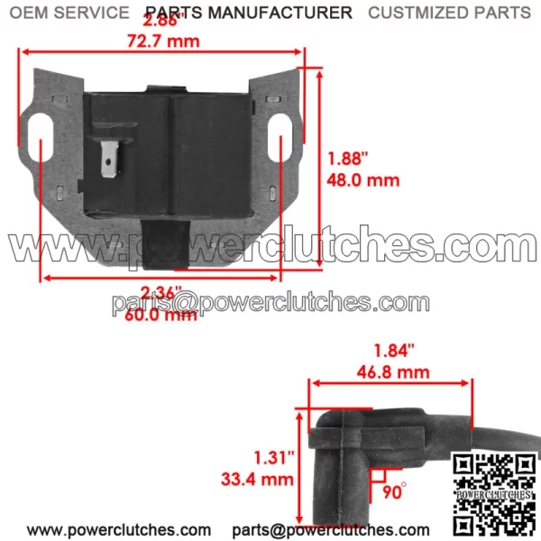 21171-7034 21171-7041 Ignition Coils for Cub Cadet RZT-50 - Image 2