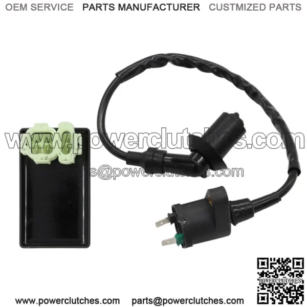 CDI Box and Ignition Coil for Honda TRX300 Fourtrax 300 TRX300FW 2X4 1988-1999 (for: Honda) - Image 3