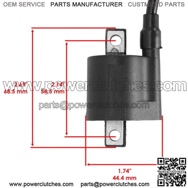 Ignition Coil For Yamaha Rhino 660 YXR660 YXR66 4WD 2006 2007 ATV Ignition Coil (For: Yamaha Rhino 660 2006) - Image 2