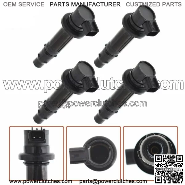 4PCS Ignition Coils Fits For Yamaha MT-07 R6 RJ15 Bj YZF R1FZ8 F6T558 - Image 2