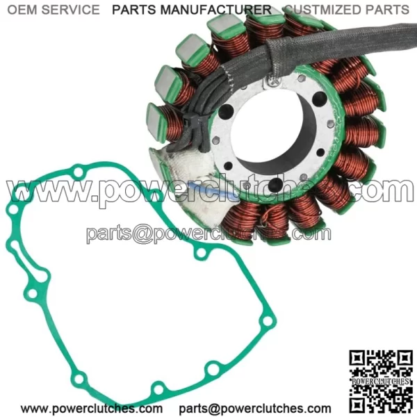 Stator & Left Crankcase Gasket for Honda TRX450ER 2006 2007 2008 2009 12 13 14 (For: Honda) - Image 5