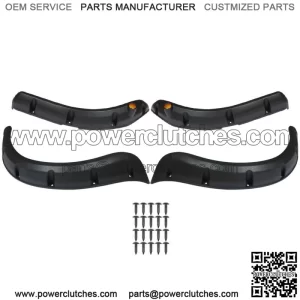 Golf Cart Fender Flares Front And Rear for Club Car Precedent 2006+ (Set of 4)