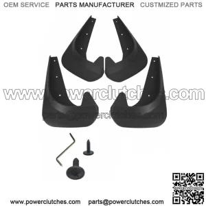 4X Universal Black Car Mud Flaps Car Accessories (For: More than one vehicle)