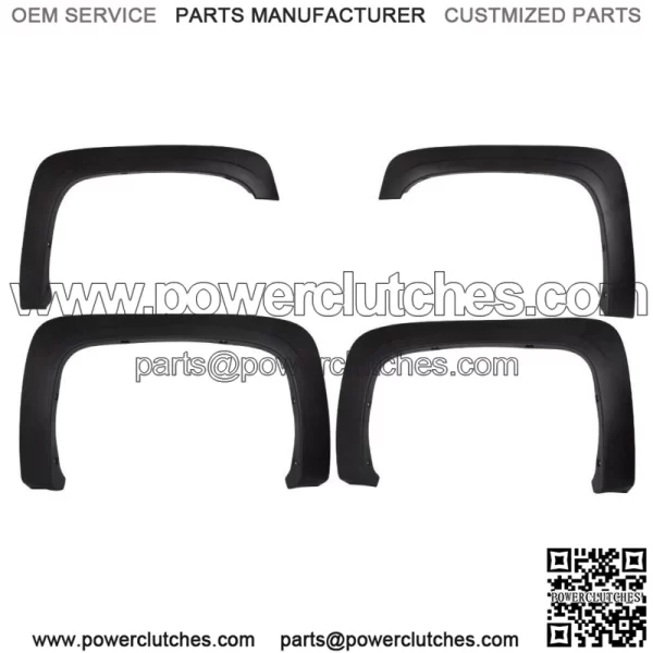 Fender Flares Fit 07-13 Silverado 1500 Regular Cab & Extended Cab (For: More Than One Vehicle)