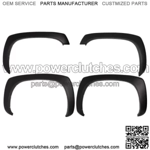 Factory Style Fender Flares 4pcs New Fits 1999-06 GMC Sierra Chevy Silverado (For: More Than One Vehicle)