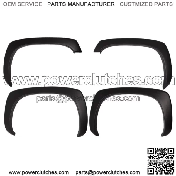 Factory Style Fender Flares 4pcs New Fits 1999-06 GMC Sierra Chevy Silverado (For: More Than One Vehicle)