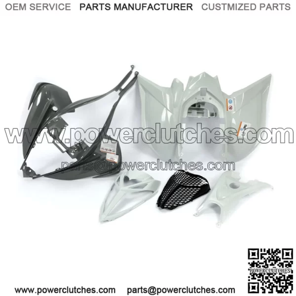 For YAMAHA 700 plastics Bodywork Fenders COMPLETE set 2006-2024 GRAY For: More than one vehicle