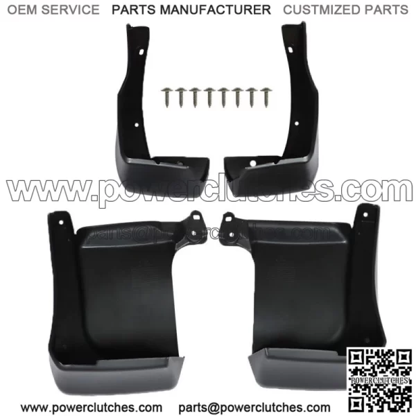 For 2013-2015 Honda Accord Mud Flaps Guards Splash Protectors Front Rear 4Pcs - Image 2