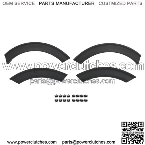 New Rear Left&Right Fender Flares For 2020-2021 Ford Explorer Black 4pcs